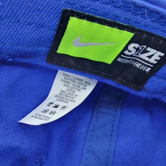 Nike Heritage86 Adults Blue Nbc Tokyo Olympics 2020 Adjustable Hat Casual - Picture 8 of 9